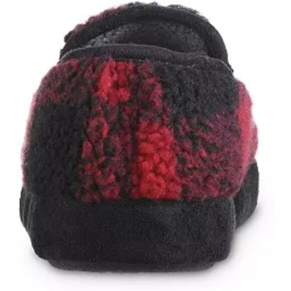 Isotoner Men's Buffalo Plaid Slippers New 11-12 Holiday New With Box - Picture 4 of 8